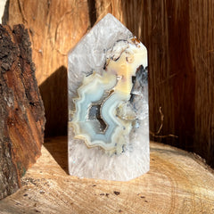 Agate bleue
