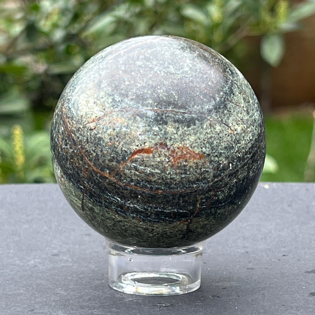 Sfera serpentin model 3, pietre semipretioase - druzy.ro 8 
