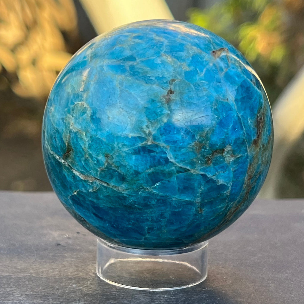 Apatit sfera model 8, 6.4 cm, druzy.ro, cristale 1