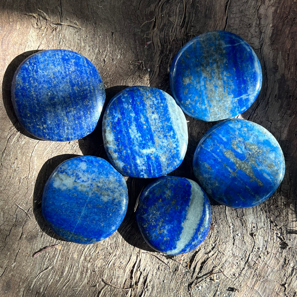 Lapis Lazuli palmstone 4-5 cm, druzy.ro, pietre semipretioase 1