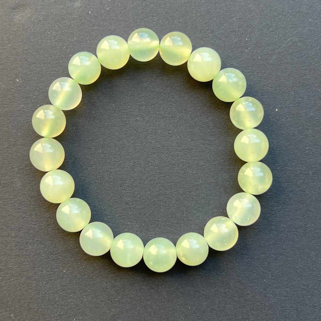 Bratara jad verde 10 mm, pietre semipretioase - druzy.ro 2 