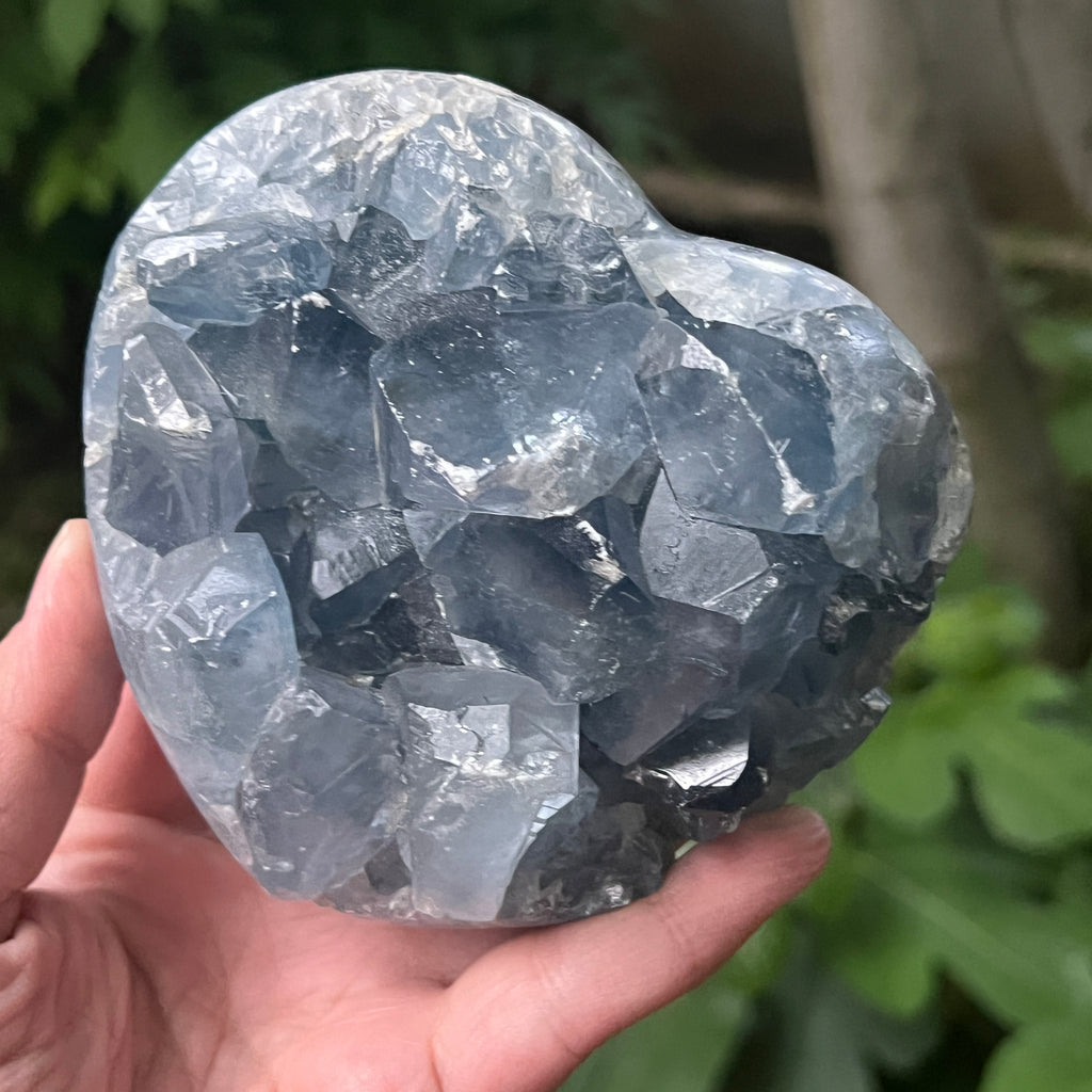 Inima celestit / celestina | Model 1, pietre semipretioase - druzy.ro 3 