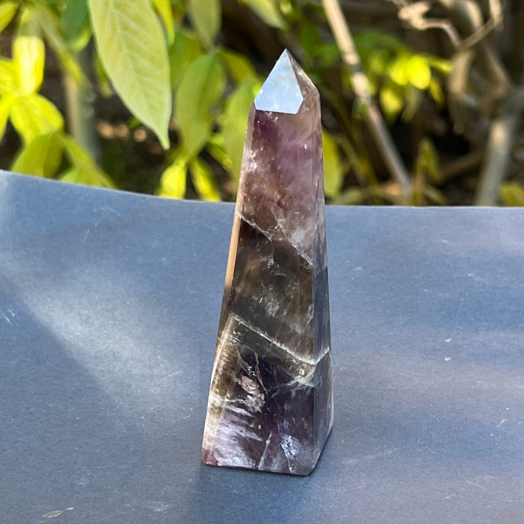 Obelisc super 7 (super seven) din Brazilia model 3, pietre semipretioase - druzy.ro 2 