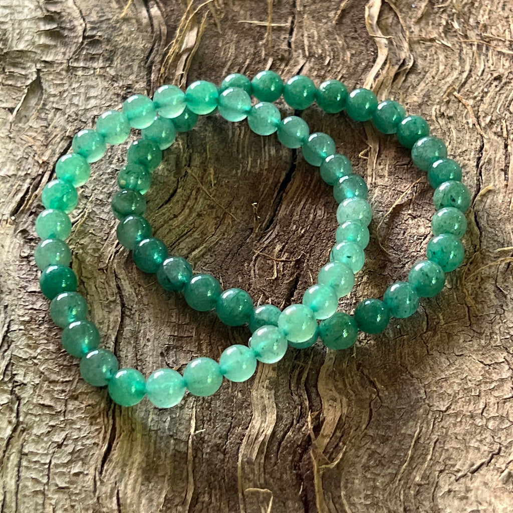 Bratara aventurin verde intens 6 mm, pietre semipretioase - druzy.ro 5 
