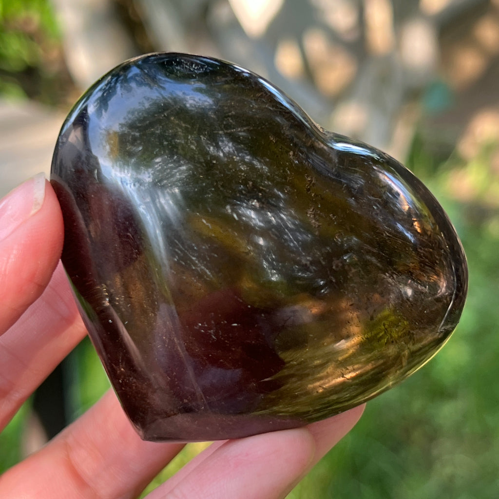 Inima cuart fumuriu m3, pietre semipretioase - druzy.ro 1 