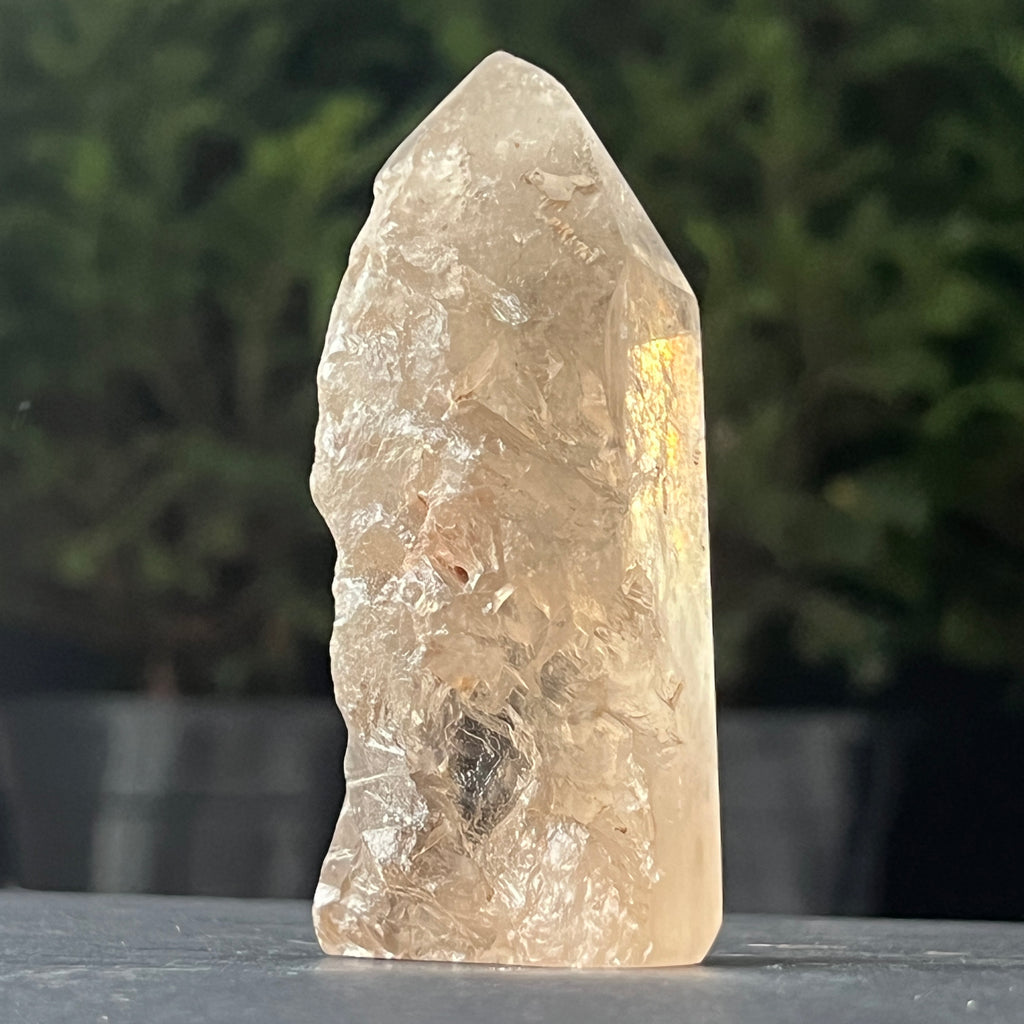 Obelisc cuart fumuriu model 21, pietre semipretioase - druzy.ro 2 