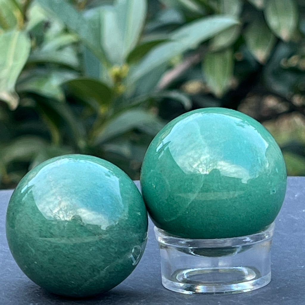 Sfera aventurin verde, pietre semipretioase - druzy.ro 1 