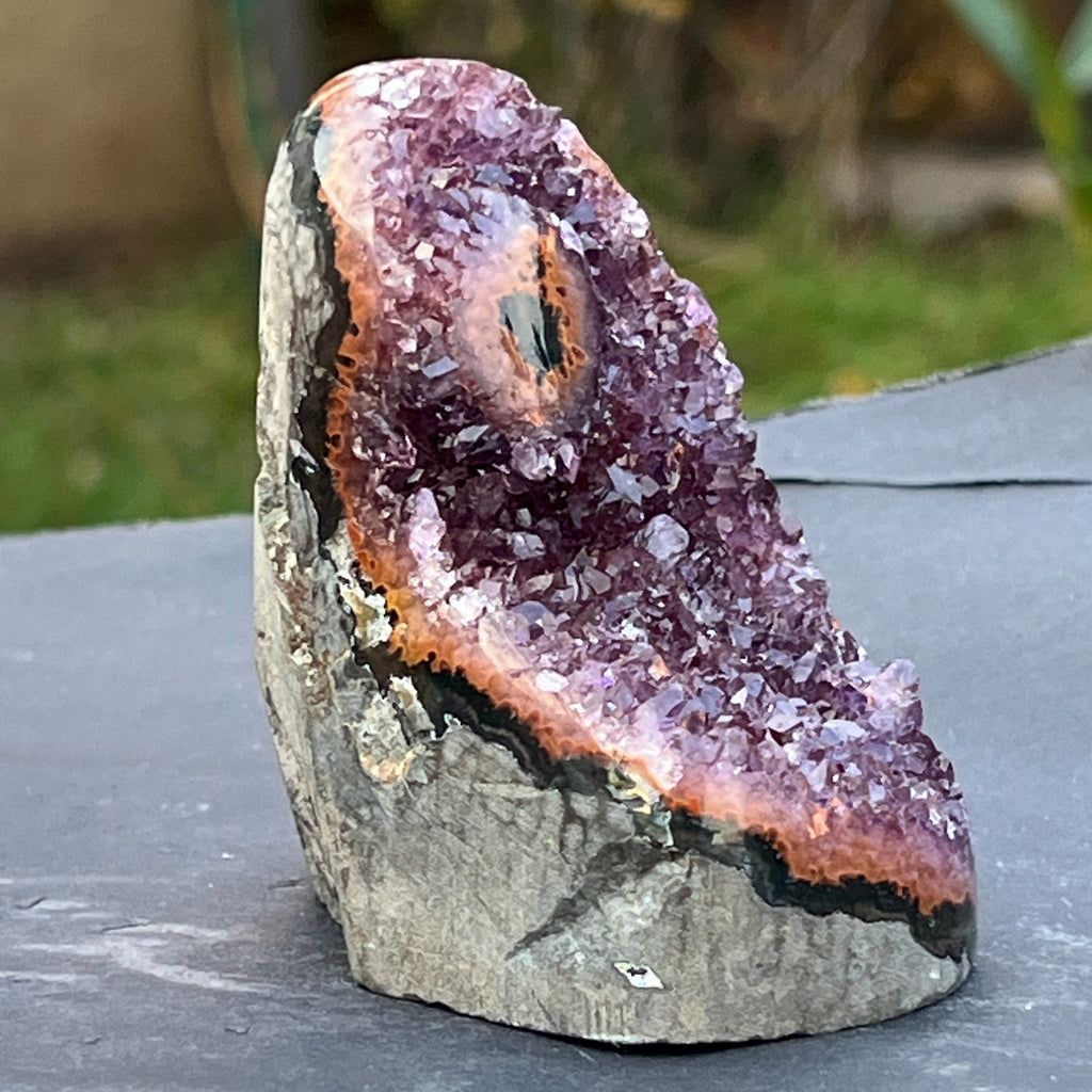 Ametist stalactit calitate +AAA, geoda ametist Uruguay, m4, pietre semipretioase - druzy.ro 5 