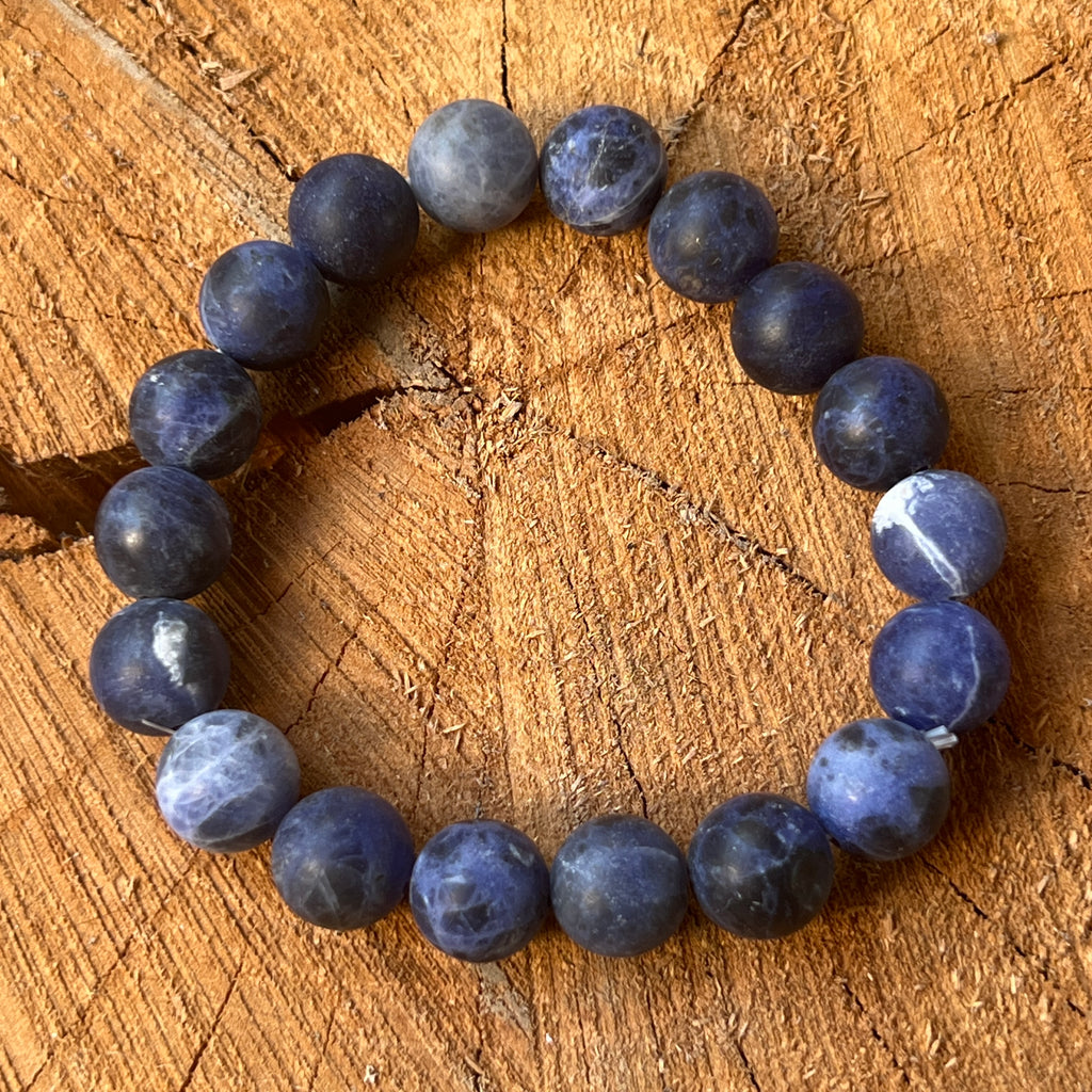 Bratara sodalit mat 10-11 mm, pietre semipretioase - druzy.ro 1 