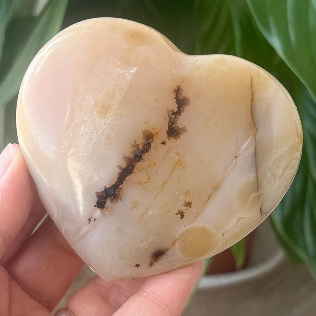 Inima agat model 4, pietre semipretioase - druzy.ro 2 