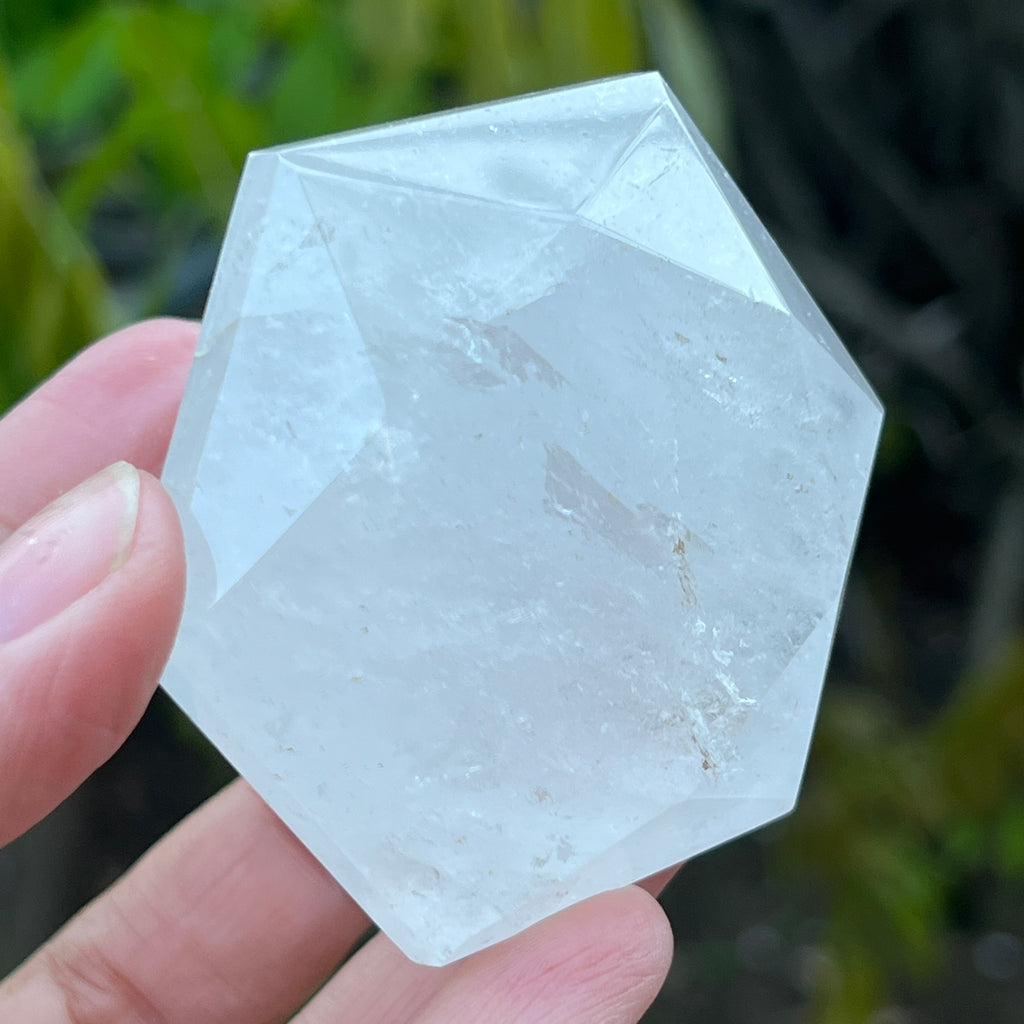 Cuart forma diamant caliate extra, cristal de stanca/cuart incolor m10, pietre semipretioase - druzy.ro 3 
