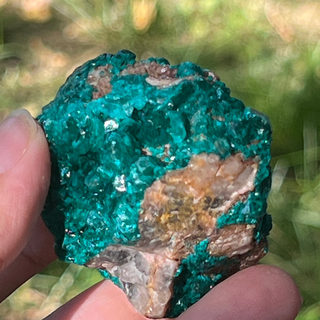 Dioptaz cluster din Congo model 6, pietre semipretioase - druzy.ro 5 