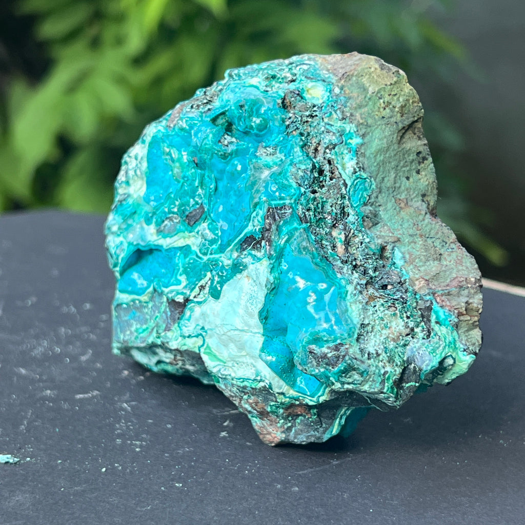 Cluster crisocola botrioidală model 6 din Congo, pietre semipretioase - druzy.ro 4 