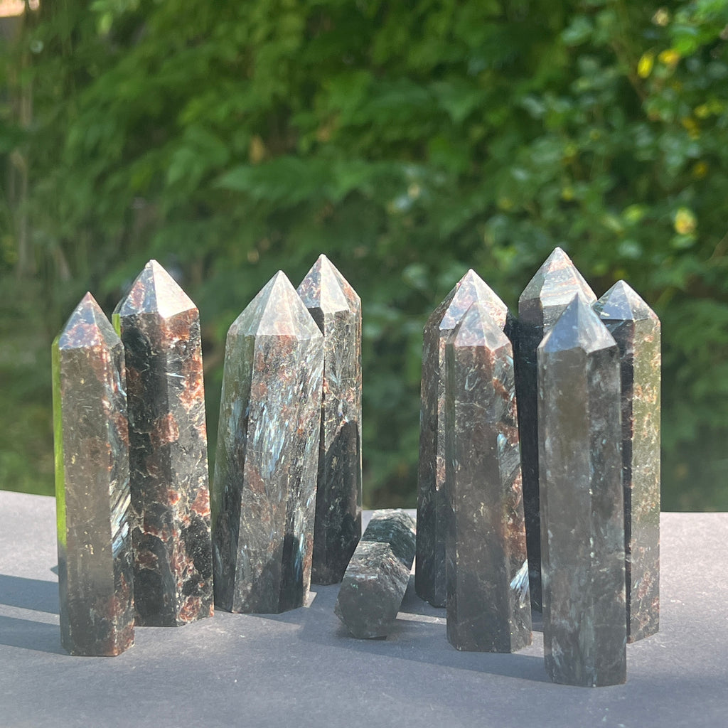 Obelisc larvikit, pietre semipretioase - druzy.ro 2 