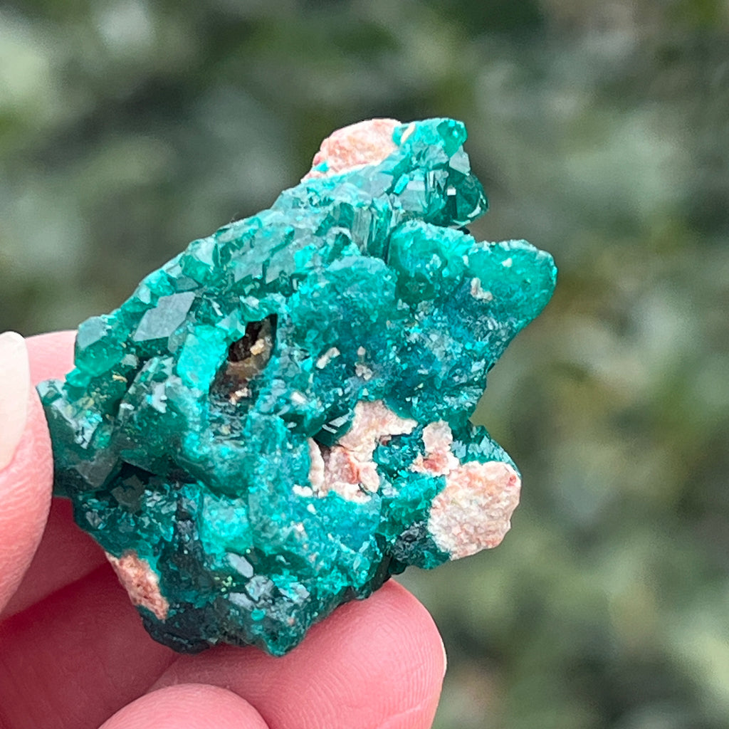 Dioptaz cluster din Congo model 17, pietre semipretioase - druzy.ro 1 