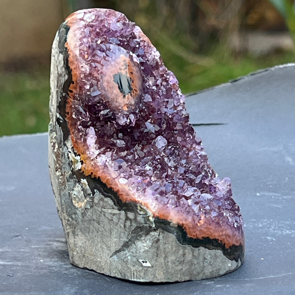 Ametist stalactit calitate +AAA, geoda ametist Uruguay, m4, pietre semipretioase - druzy.ro 2 