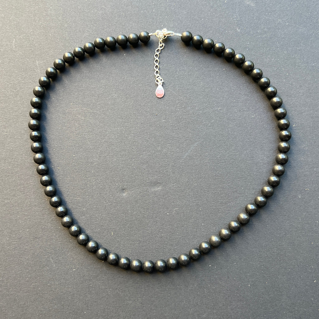 Colier shungit Noir #101, pietre semipretioase - druzy.ro 1 