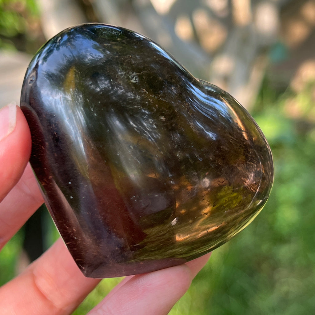 Inima cuart fumuriu m3, pietre semipretioase - druzy.ro 4 