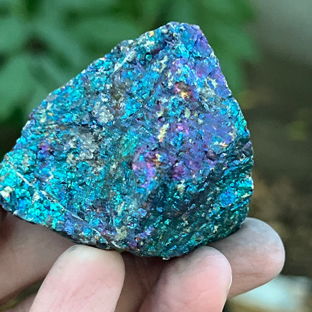 Calcopirita iridescentă din Mexic model 10, pietre semipretioase - druzy.ro 1 