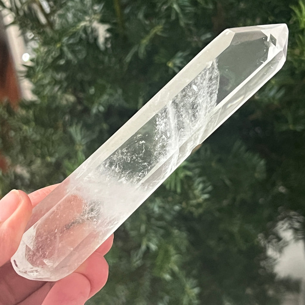 Dublu varf cuart incolor din Madagascar model 1, pietre semipretioase - druzy.ro 5 