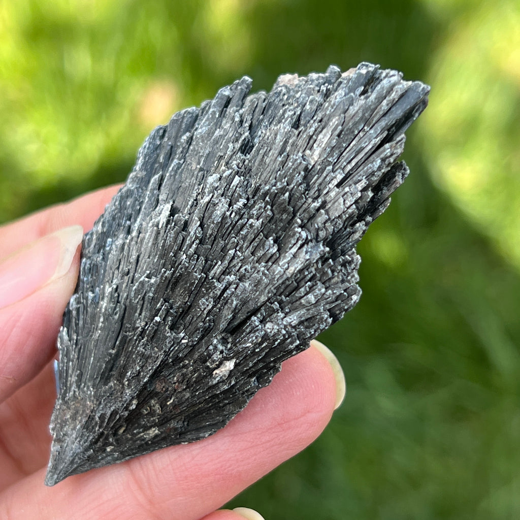 Kianit negru (Cianit) piatra bruta m6, pietre semipretioase - druzy.ro 3 