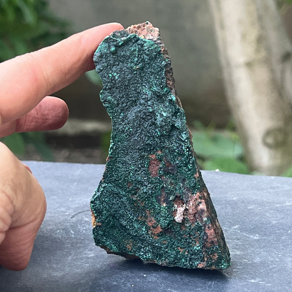 Cluster malachit | Model 5, pietre semipretioase - druzy.ro 2 