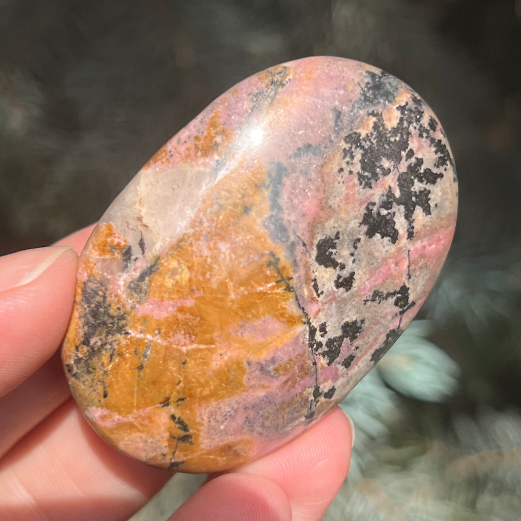 Palmstone rodonit Pakistan model 4, druzy.ro, pietre semipretioase 6