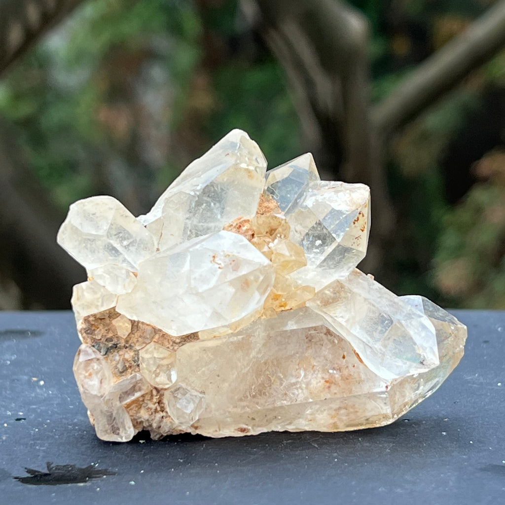 Cluster cuart incolor, floare de mina, cristal de stanca Zimbabwe m1, druzy.ro, cristale 3