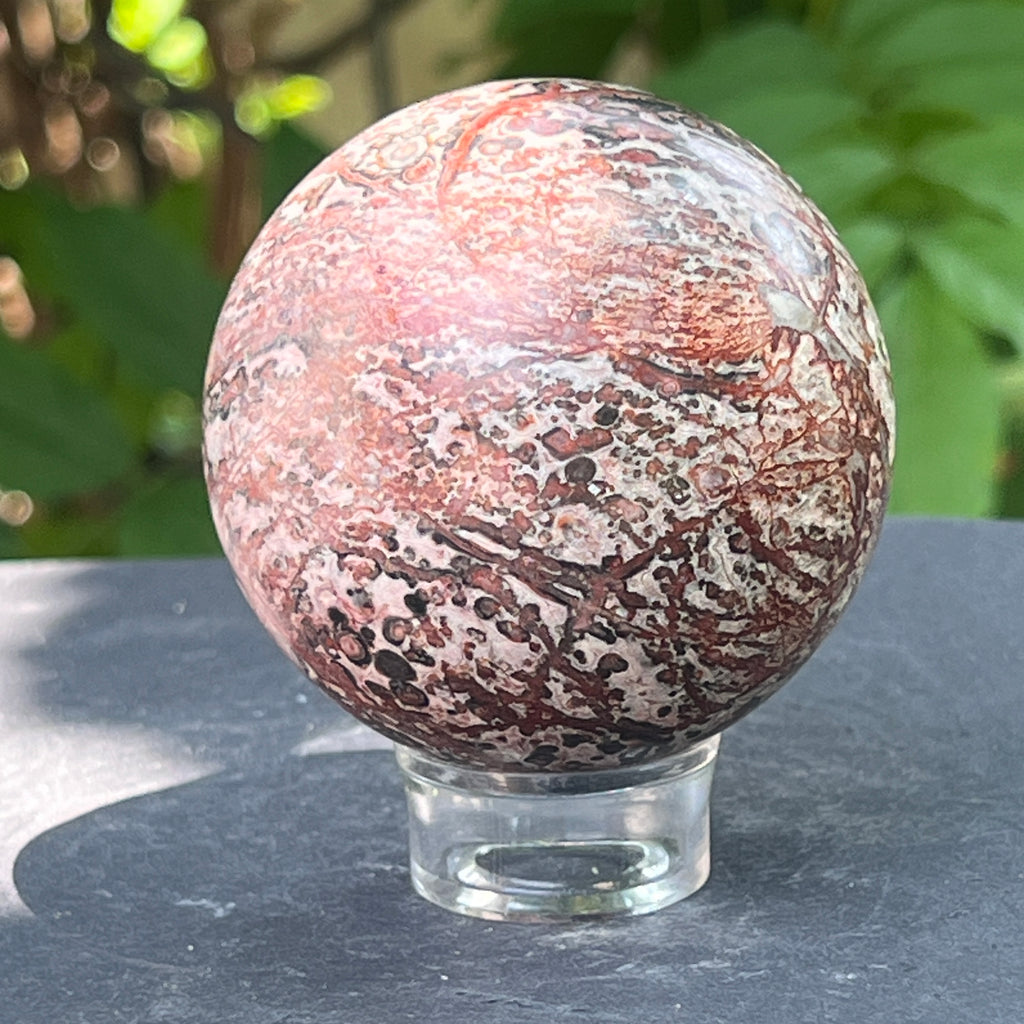 Sfera jasp piele de sarpe din Australia | Model 10, pietre semipretioase - druzy.ro 5 