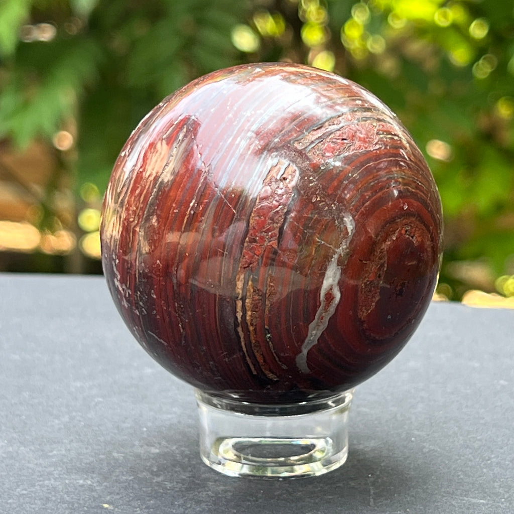 Sfera jasp rosu din Zimbabwe m3, pietre semipretioase - druzy.ro 8 