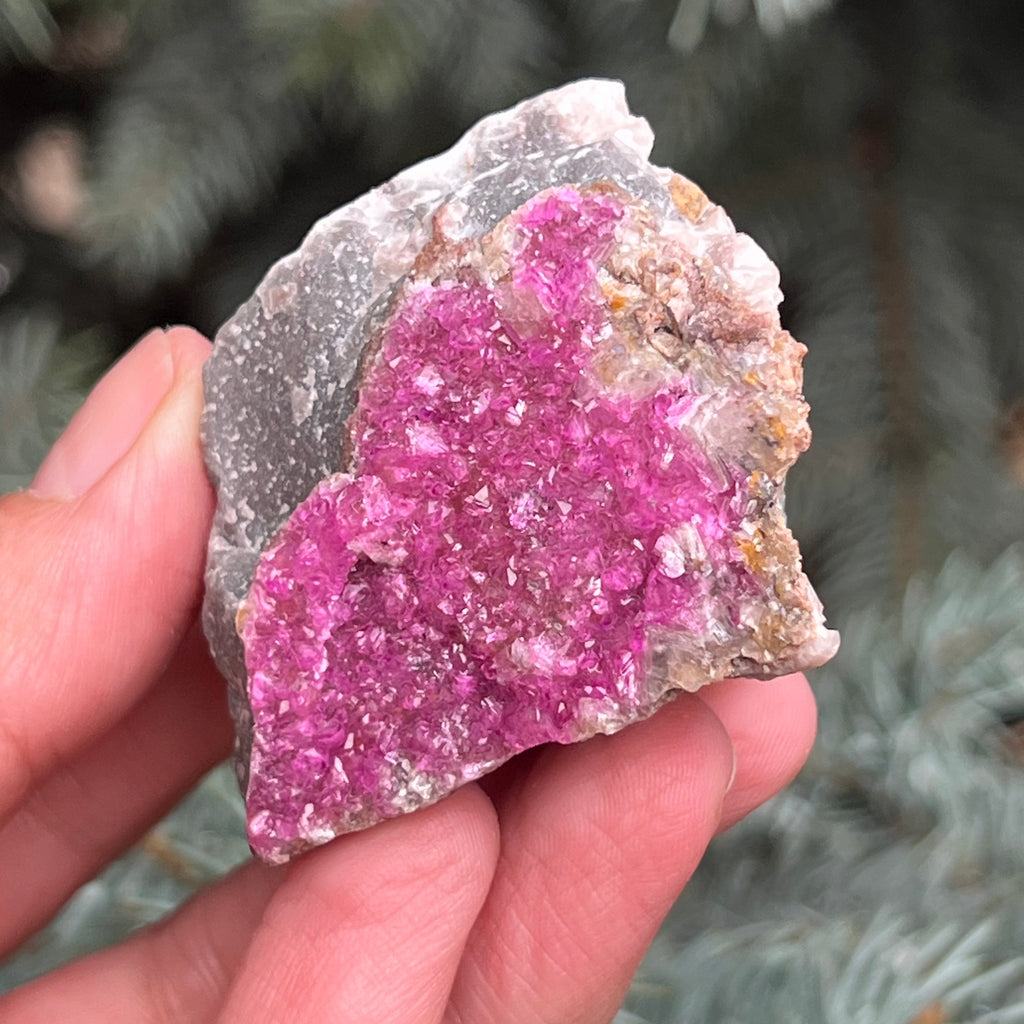 Dolomit roz Salrose piatra bruta m18, druzy.ro, cristale 5