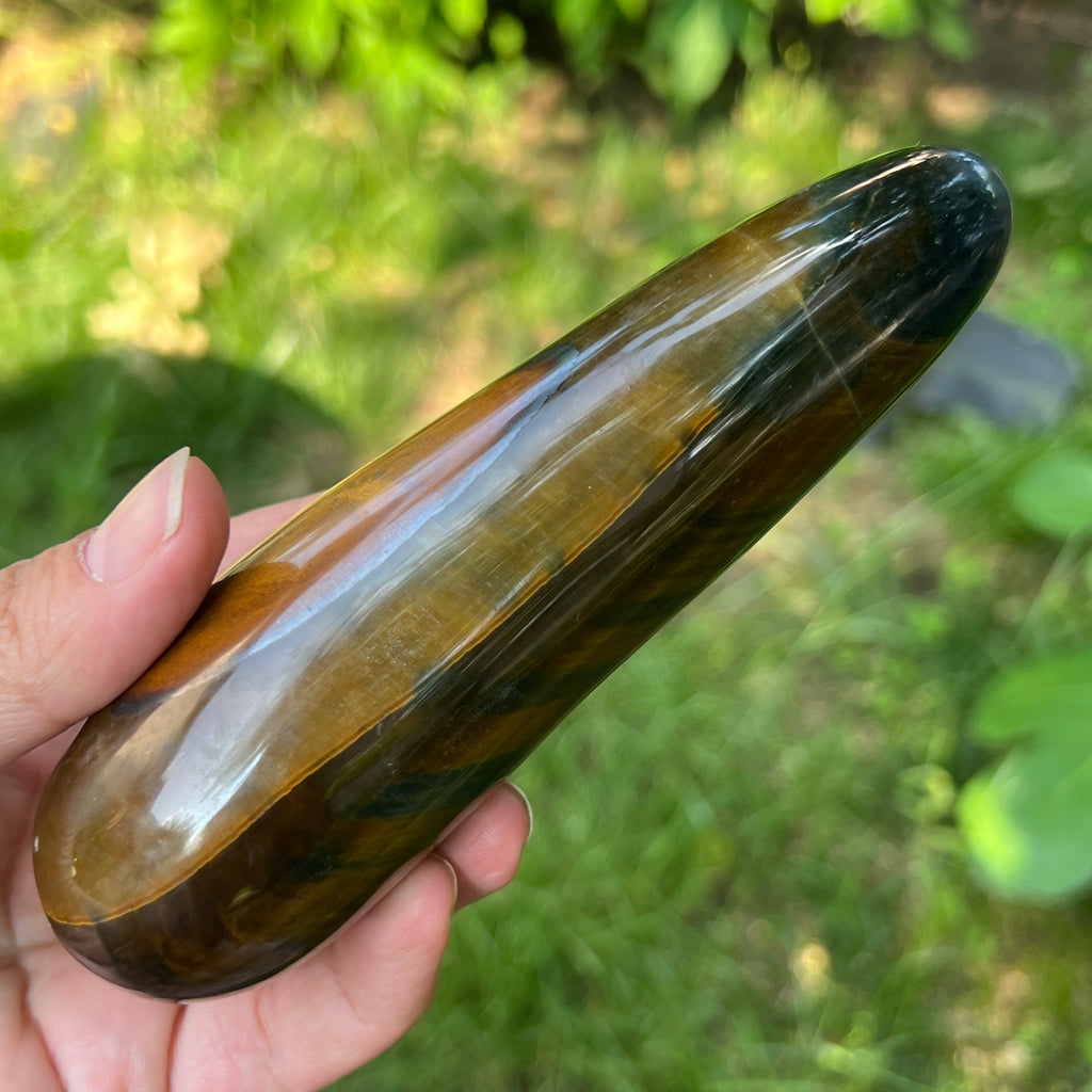 Bagheta masaj ochi de tigru m2, pietre semipretioase - druzy.ro 5 