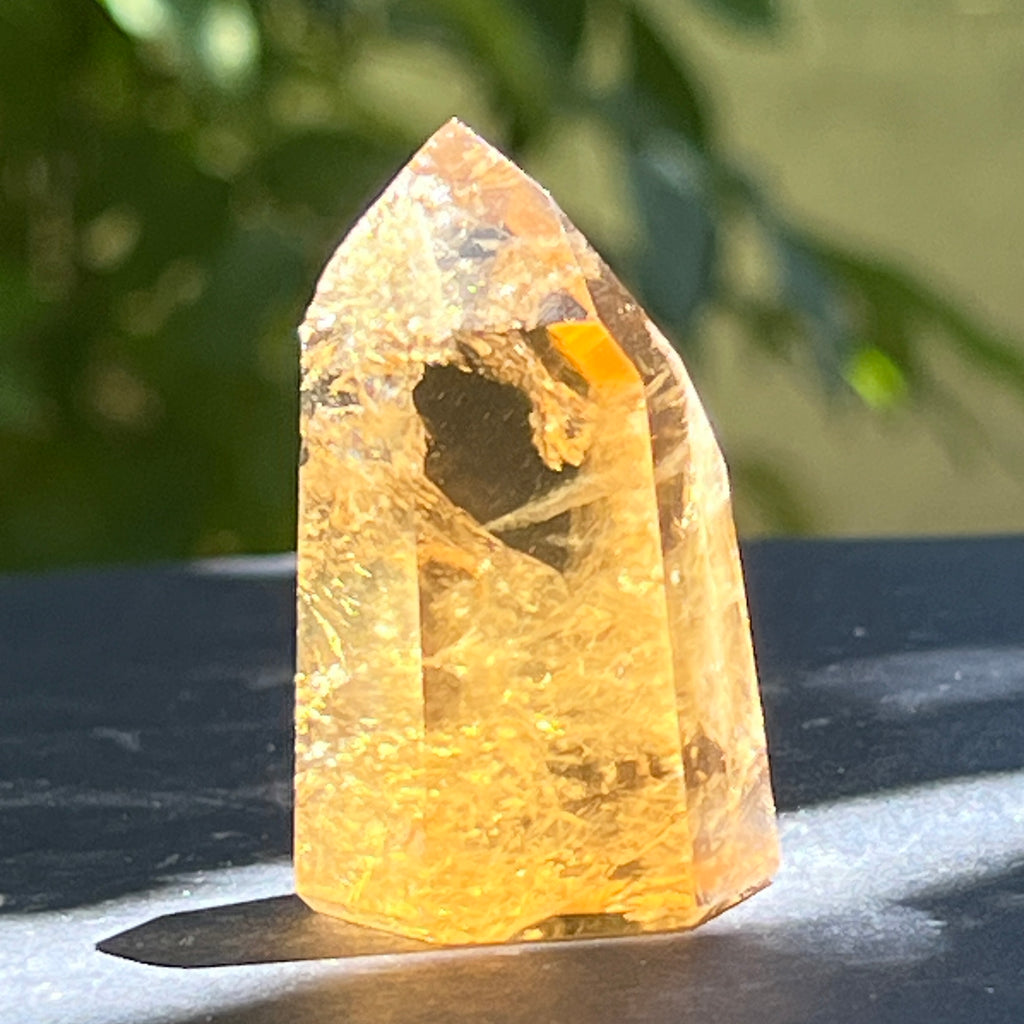 Obelisc citrin Brazilia calitate Extra AAA model 12, pietre semipretioase - druzy.ro 1 