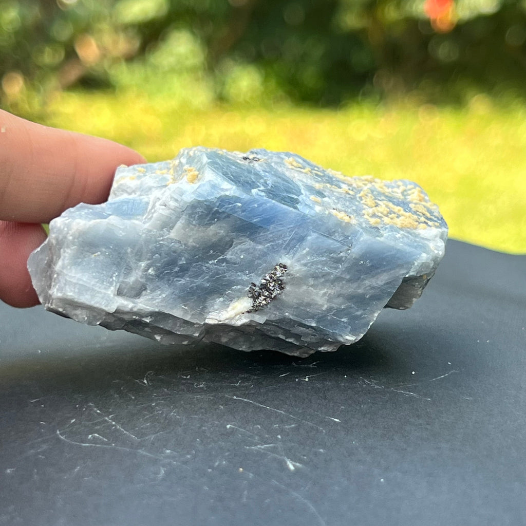 Calcit albastru piatra bruta din Namibia model 11, pietre semipretioase - druzy.ro 3