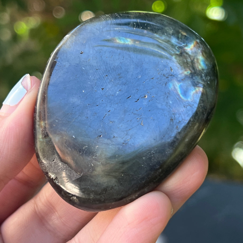 Labradorit palm stone m3, pietre semipretioase - druzy.ro 2 