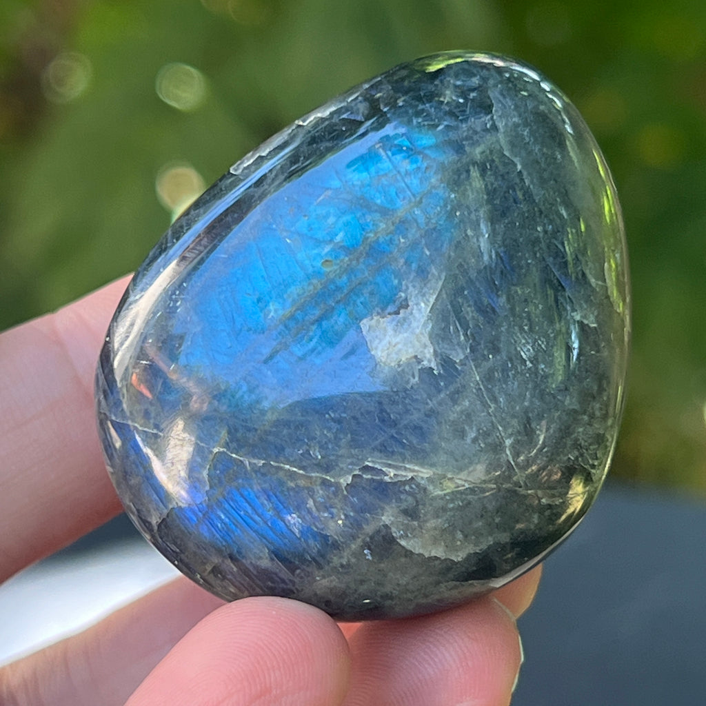 Labradorit palm stone m13, pietre semipretioase - druzy.ro 2 