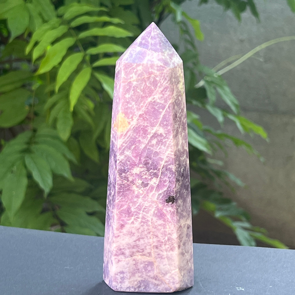 Obelisc lepidolit | Model L1, pietre semipretioase - druzy.ro 5 
