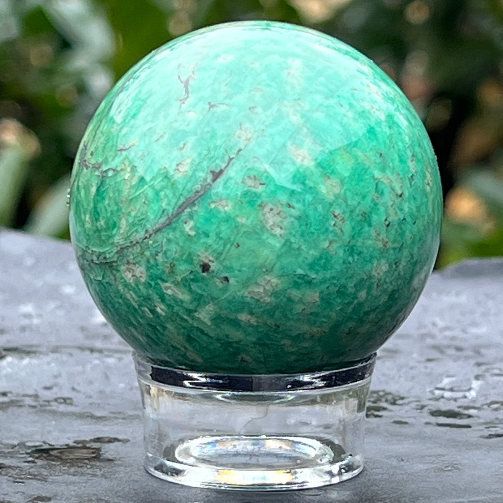 Sfera amazonit din Madagascar model 3, pietre semipretioase - druzy.ro 5 