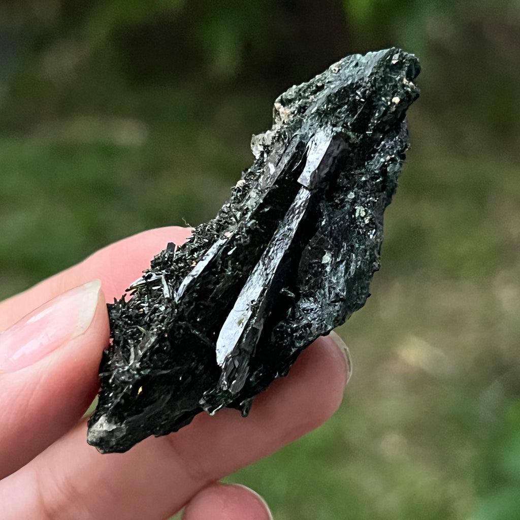 Cluster egirin mini cuart fumuriu/negru Zomba m10, pietre semipretioase - druzy.ro 9 