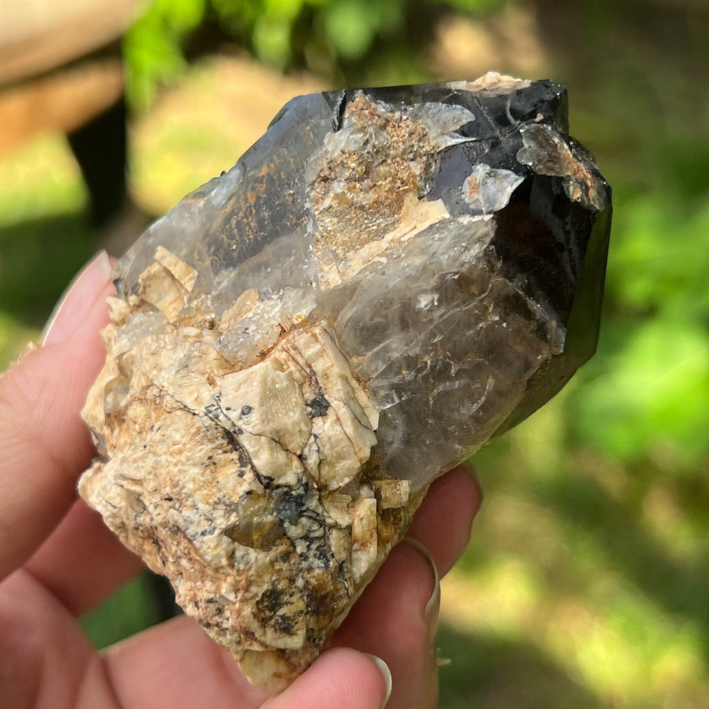 Varf brut cuart fumuriu | Model L1, pietre semipretioase - druzy.ro 5 