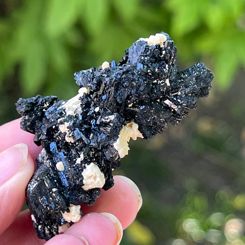 Cluster turmalina neagra model 20 din Erongo, Namibia, pietre semipretioase - druzy.ro 4 