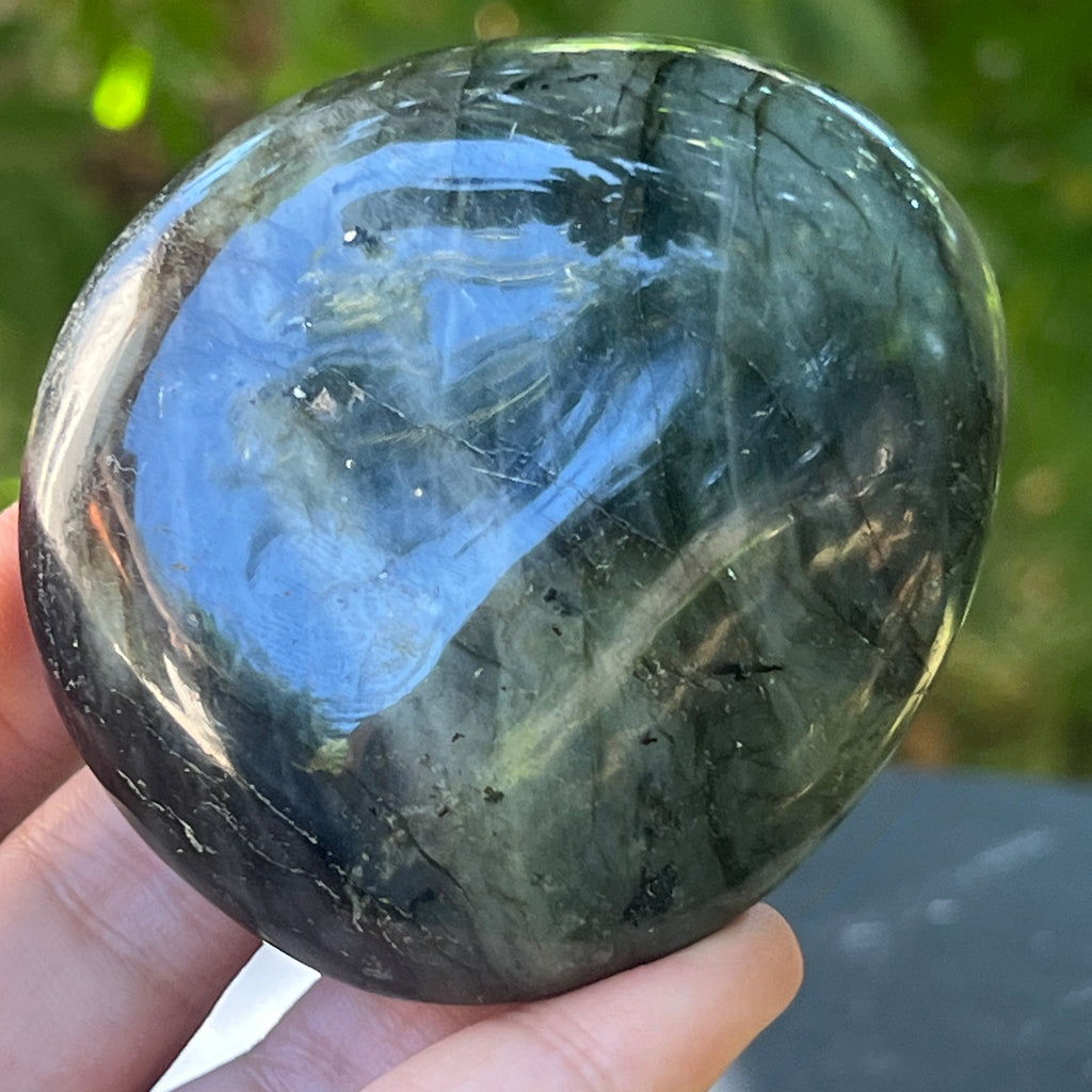 Labradorit palm stone m9, pietre semipretioase - druzy.ro 5 