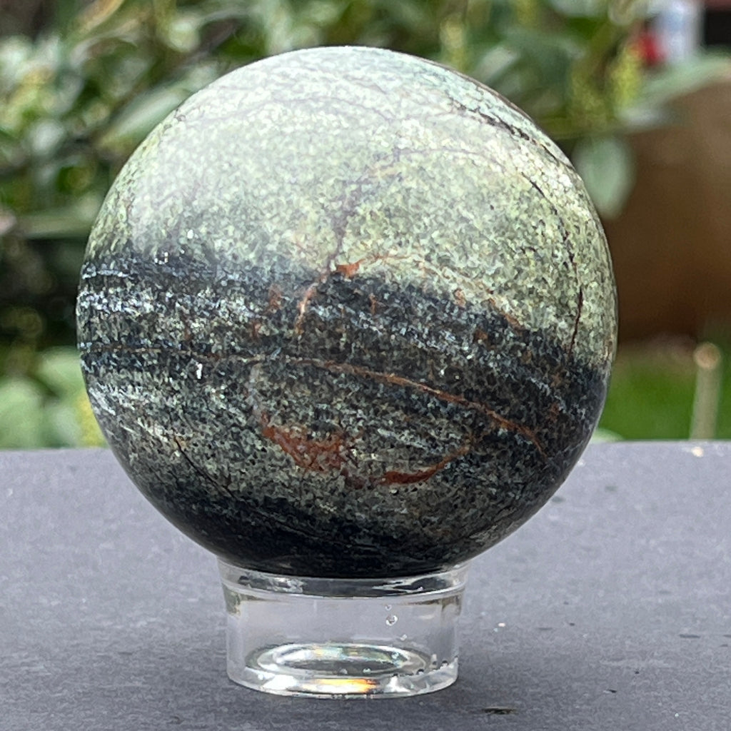 Sfera serpentin model 3, pietre semipretioase - druzy.ro 6 
