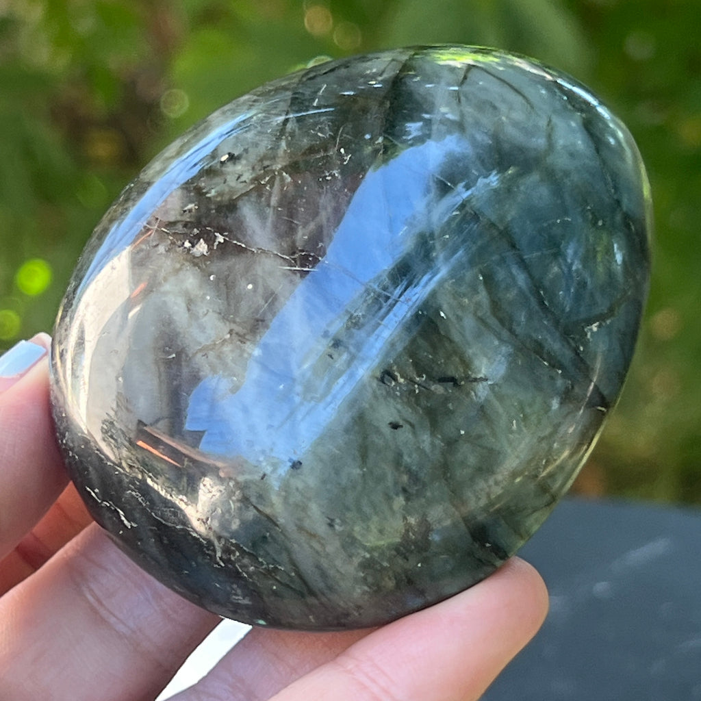 Labradorit palm stone m9, pietre semipretioase - druzy.ro 4 