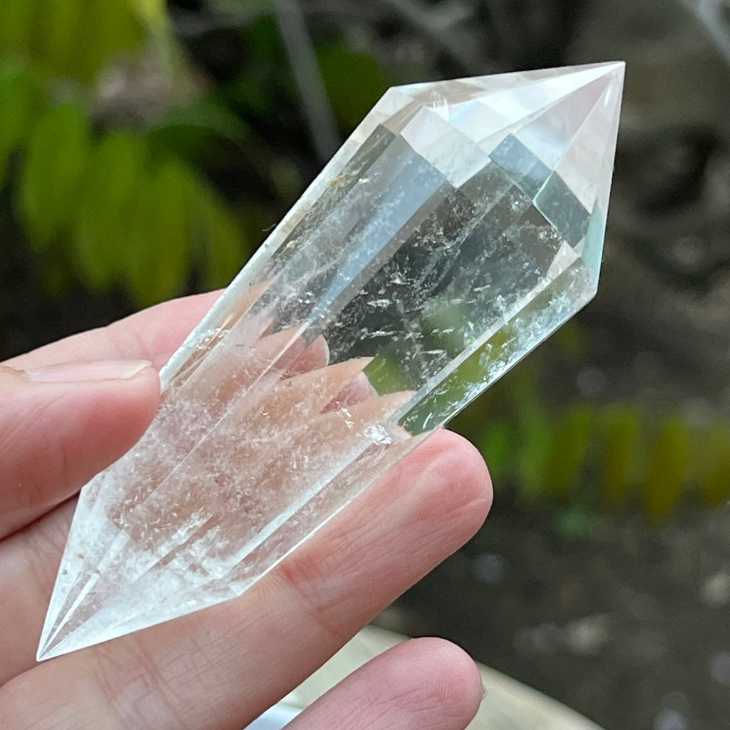 Bagheta cuart vogel, 12 fete, Brazilia model 22, pietre semipretioase - druzy.ro 5 