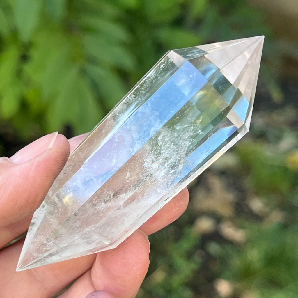 Bagheta cuart vogel, 12 fete, Brazilia model 8, pietre semipretioase - druzy.ro 6 