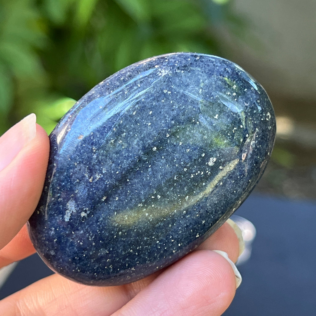 Palmstone lazulit din Madagascar model 8, pietre semipretioase - druzy.ro 5 