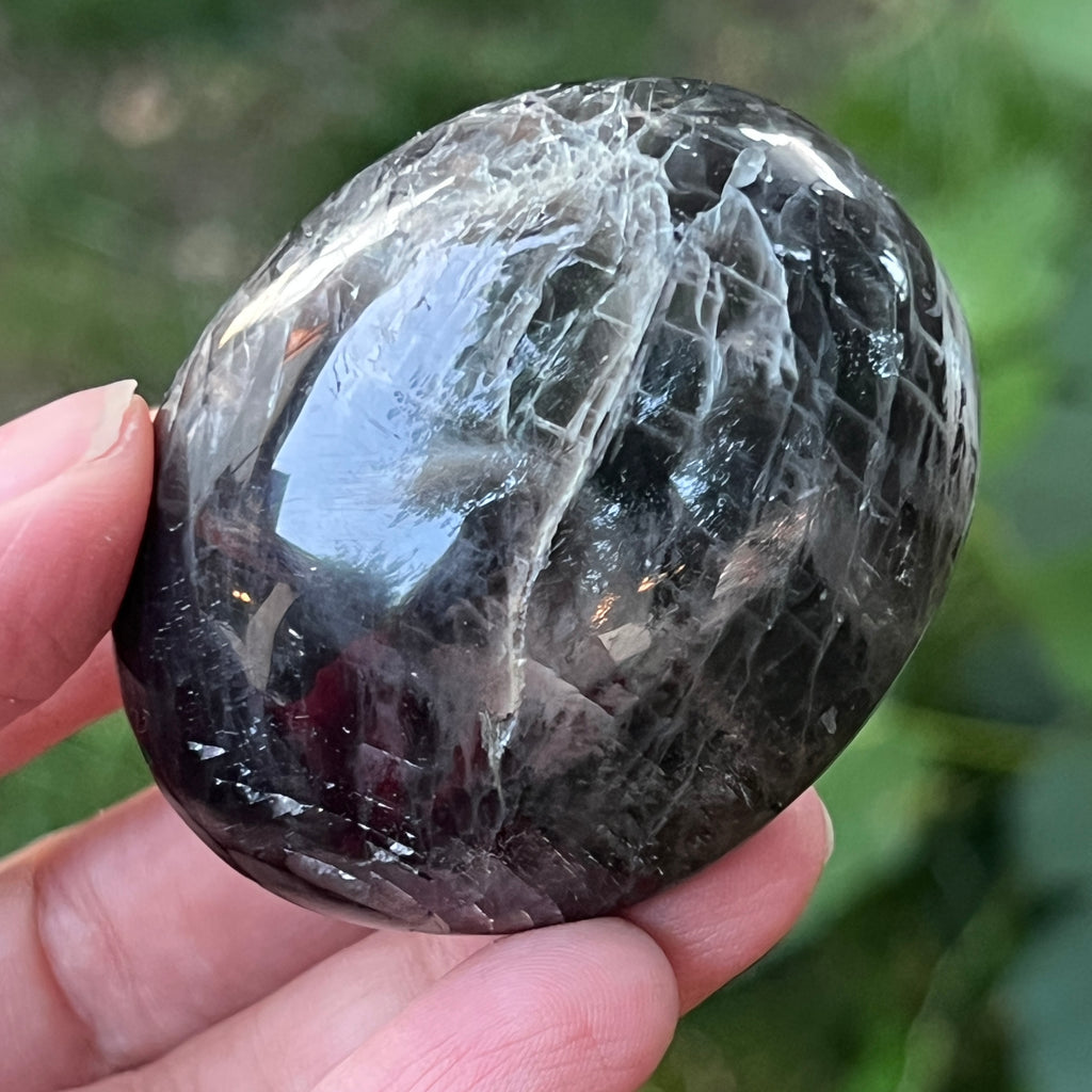 Palmstone piatra lunii somon gri | Model 4, pietre semipretioase - druzy.ro 2 