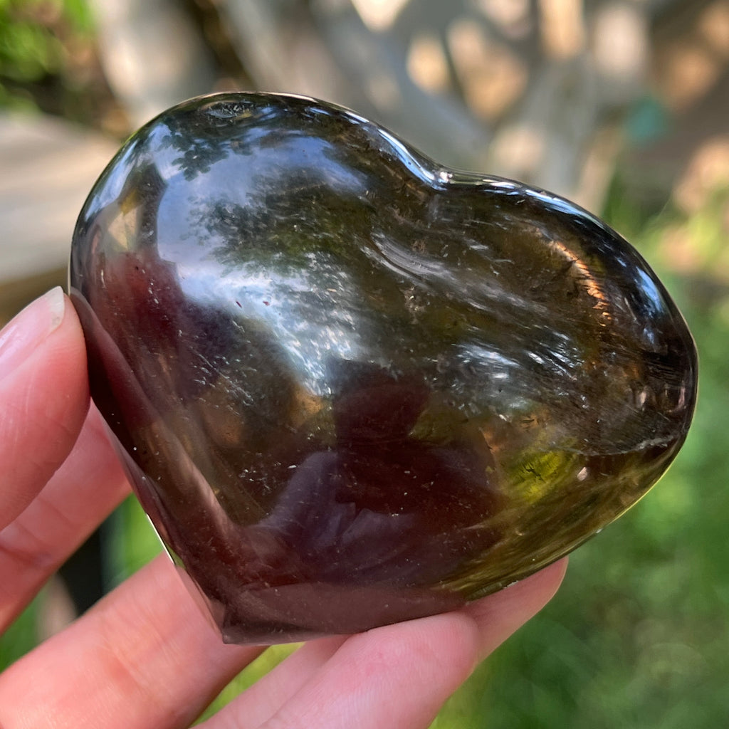 Inima cuart fumuriu m3, pietre semipretioase - druzy.ro 2 