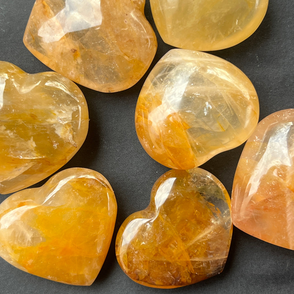 Inima golden healer, cuart lamaie, lemonit, pietre semipretioase - druzy.ro 4 